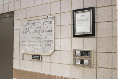 Civic Center Signs